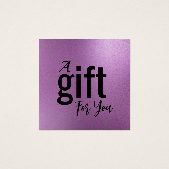 Cartão de Certificado de Presente de Salão de Bela (Frente)