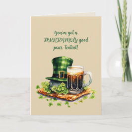 Cartão de Cerveja Engraçado do Dia de São Patrício