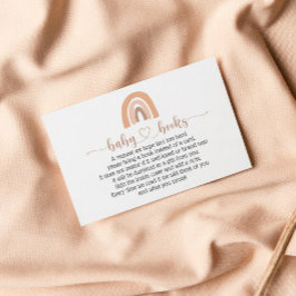 Cartão de Chá de fraldas de Solicitação de Livro R