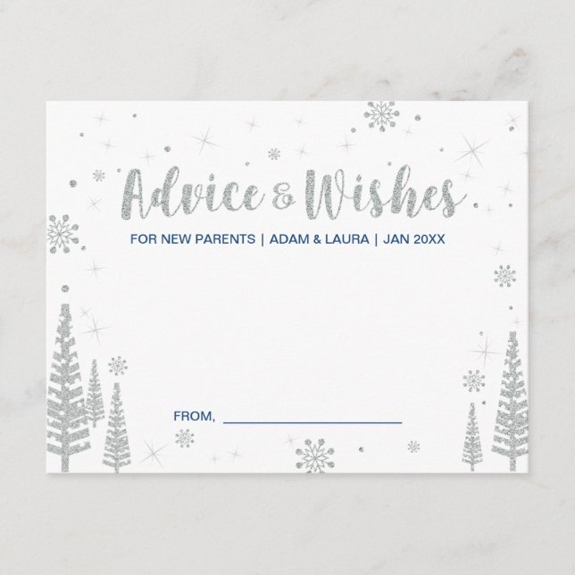 Cartão de chá de fraldas para mãe, pais (Frente)