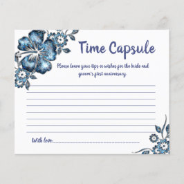 Cartão de chá de panela Aviso da cápsula para o Ca