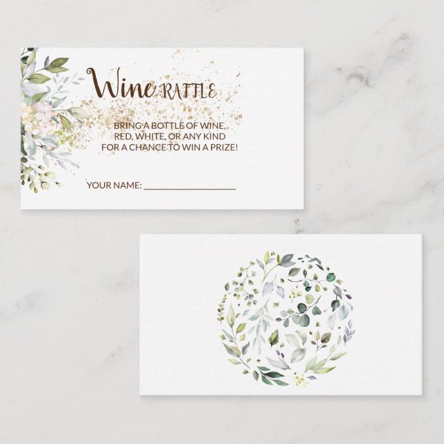 Cartão de Chá de panela de Bilhete de Beterraba (Frente/Verso)