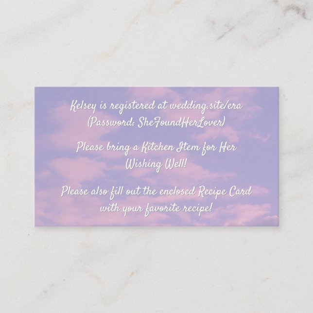 Cartão de Chá de panela do trevo das nuvens de Dre (Frente)