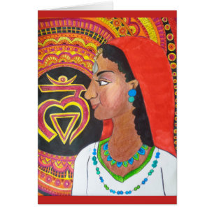 Cartão de Chakra da raiz (monte)