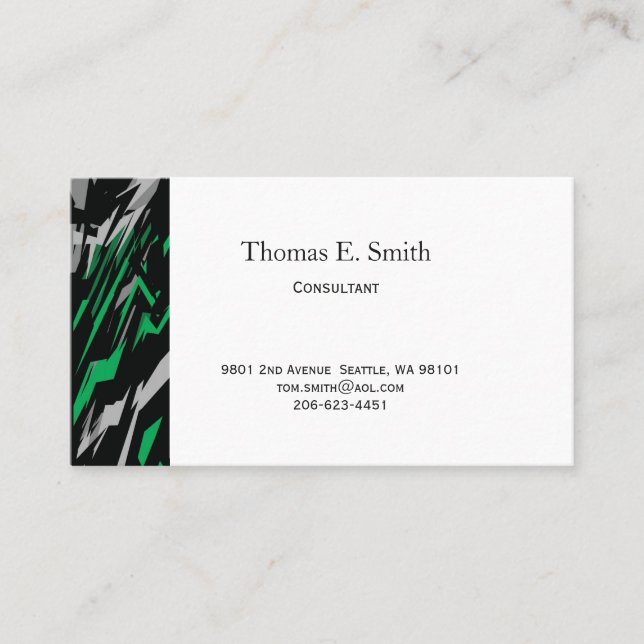 Cartão de Chamada Clássico (Frente)