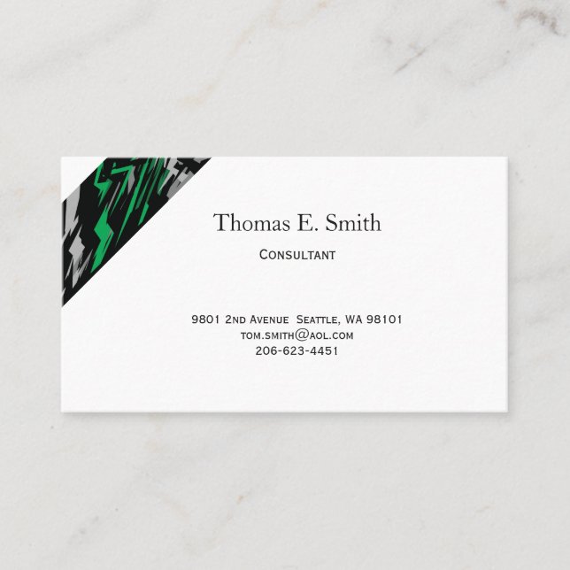 Cartão de Chamada Clássico (Frente)