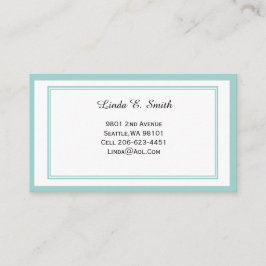 Cartão de Chamada de Bordado Clássico