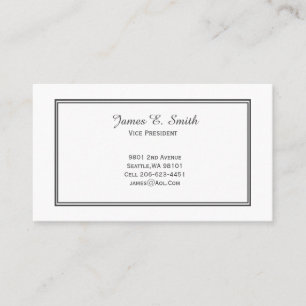 Cartão de Chamada de Bordado Clássico