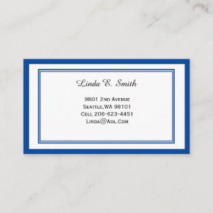 Cartão de Chamada de Bordado Clássico