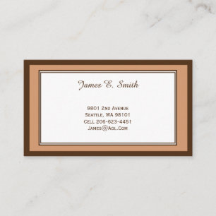 Cartão de Chamada de Bordado Clássico