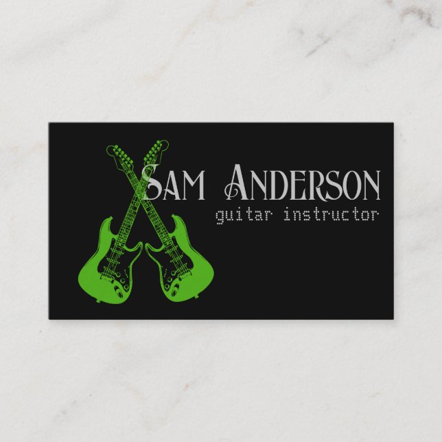 Cartão de Chamada de na moda (Frente)