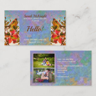 Cartão de Chamada do Cantor Poolside 2338