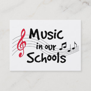 Cartão de Chamada para Música