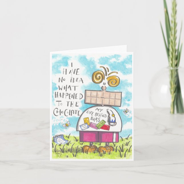 Cartão de Chocolate (Frente)