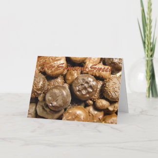 Cartão de Chocolate Personalizável