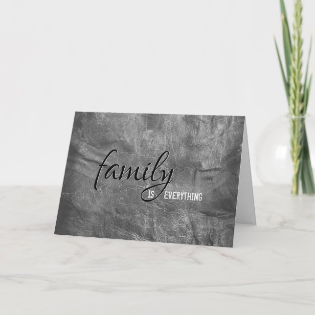 cartão de cinza de aniversário de irmão mais velho (Frente)