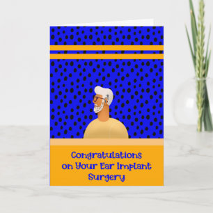 Cartão de Cirurgia do Implante Auricular