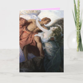 Cartão de Citação de Anjo e Amor