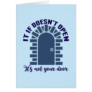 Cartão de citação de encorajamento motivacional