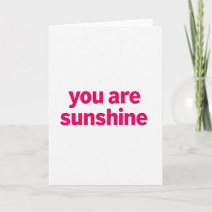 Cartão de Citação Minimalista Sunshine