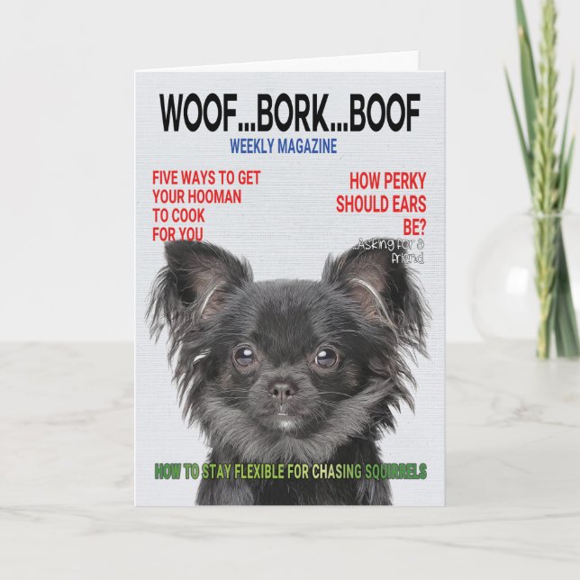 Cartão de Cobrir da Revista Chihuahua Parody (Frente)