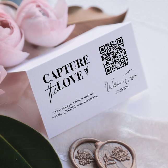 Cartão de código QR Capture The Love com script mo (Criador carregado)