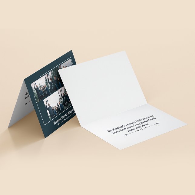 Cartão de Colagem de Fotografias Personalizado par (Criador carregado)