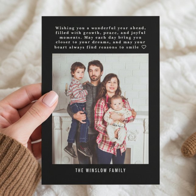 Cartão de Colagem de Fotos Moderno Feliz Ano Novo  (Criador carregado)