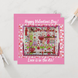 Cartão de Colagem do Dia Valentine
