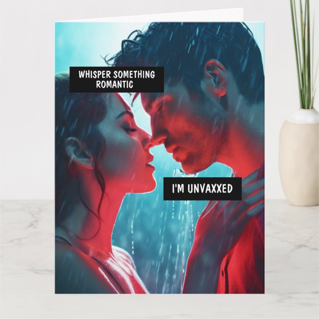CARTÃO DE COMBUSTÍVEL ANTI-VAX ROMÂNTICO (Frente)
