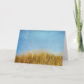 Cartão de comemoração de erva costeira