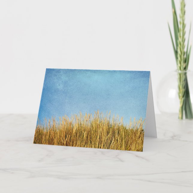 Cartão de comemoração de erva costeira (Frente)