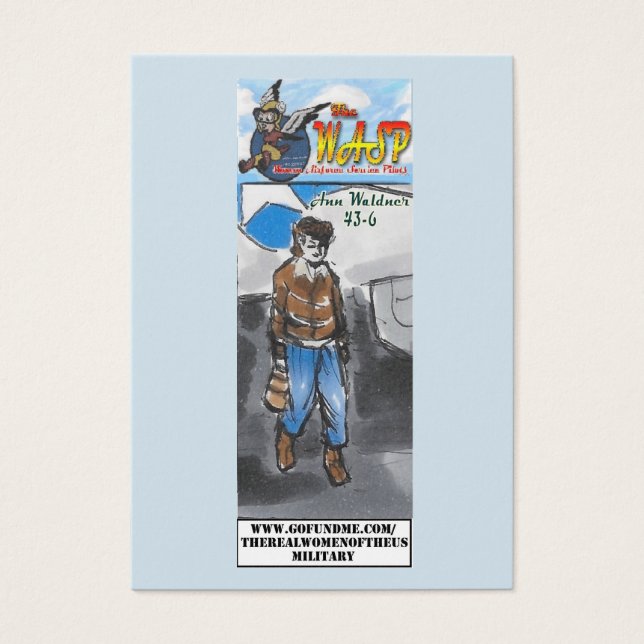 Cartão de Comércio WASP Ann Waldner (Frente)