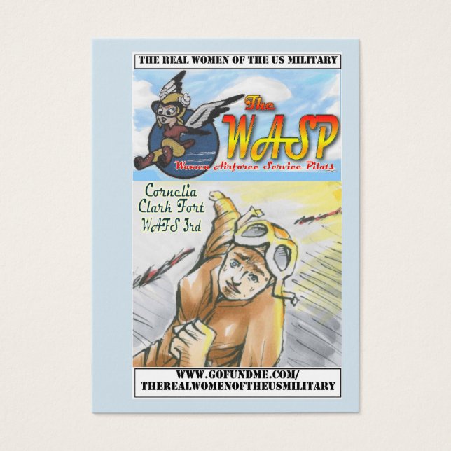Cartão de Comércio WASP Cornelia Clark Fort (Frente)