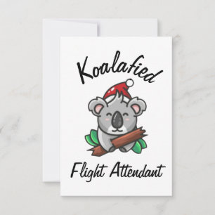 Cartão de Comissário de Voo Koalafied