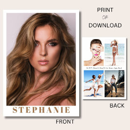 Cartão de Comp da Modelo Ventura 5 | Nome e Estatí