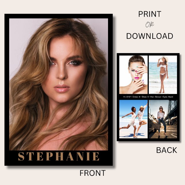 Cartão de Comp do Modelo Ventura 5 | Nome e Estatí (Criador carregado)