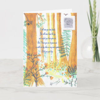 Cartão de compaixão de Leash do Céu