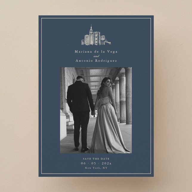 Cartão de Compromisso de Casamento com Foto da Cid (Criador carregado)