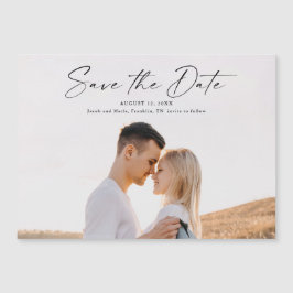 Cartão de Compromisso de Casamento com Foto e Letr