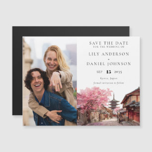 Cartão de Compromisso de Casamento em Kyoto Japão