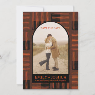 Cartão de Compromisso de Casamento Outono Cair Pla