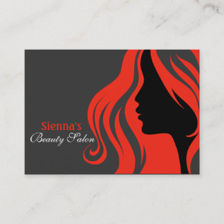 Cartão de Compromisso de Hairdresser (Firebrick)