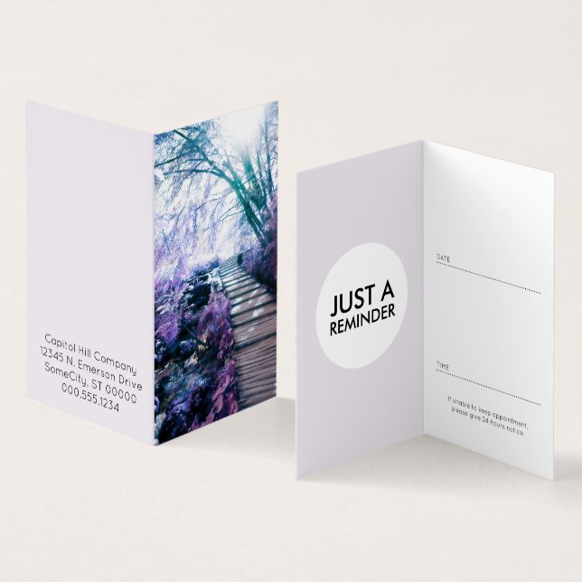 cartão de compromisso encantado (Interior e exterior)