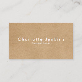 Cartão de Compromisso Minimalista Moderna Rústica