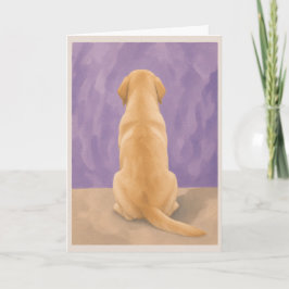 Cartão de Condescendência para Cão da Raça Labrado