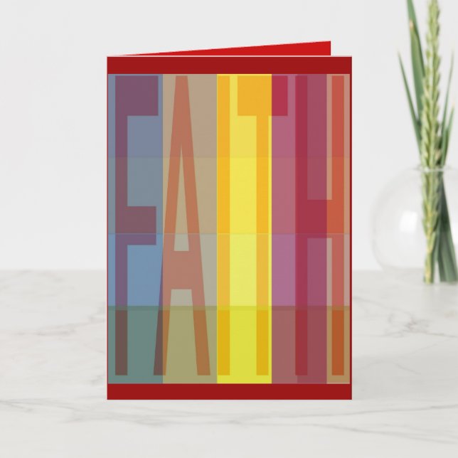 Cartão de Condolência de Fé (Frente)