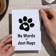 Cartão de Condolência Imprimível para Amigo, Gri d