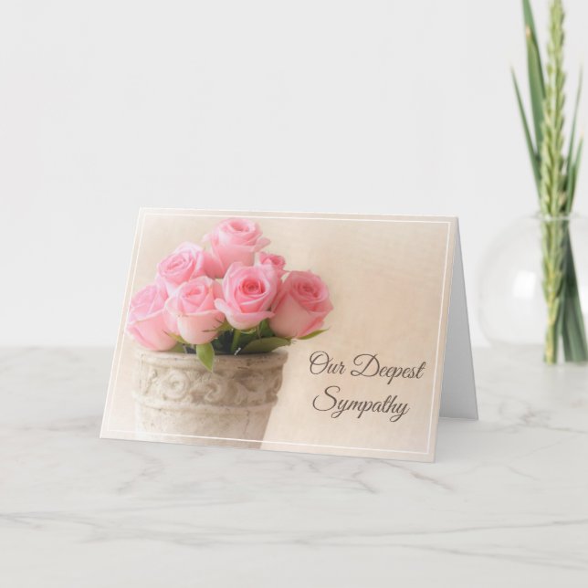 Cartão de condolências (Frente)