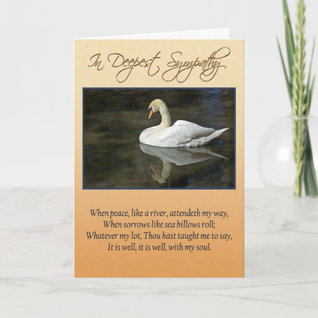 Cartão de condolências (Frente)